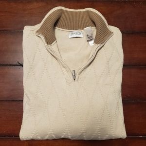 Claiborne Quarter-zip Sweater size large